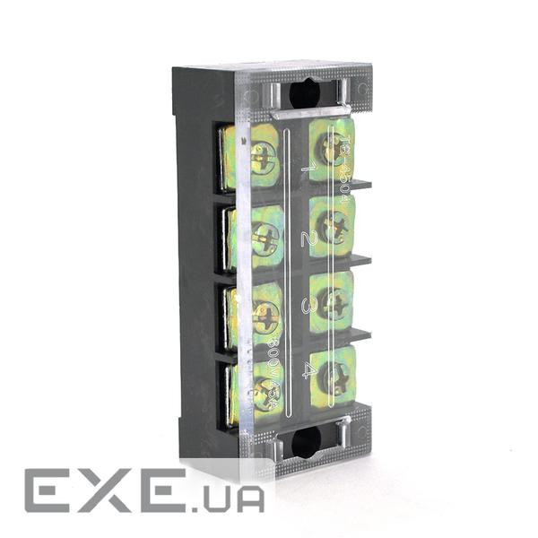 Клемна колодка 4-розрядна TB-4504 45A / 600V, перетин дроту 0,5-4,0мм2, 50 шт в упаковці, ціна за шт