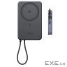 Батарея універсальна Ugreen 10000mAh 30W 1xUSB-C + 15W Magnetic Wireless + cable USB-C black (75982B