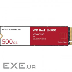 Твердотільний накопичувач SSD WD M.2 NVMe PCIe 3.0 4x 500GB SN700 Red 2280 (WDS500G1R0C) SSD WD M.2 NVMe PCIe 3.0 4x 500GB SN700 Red 2280 (WDS500G1R0C)