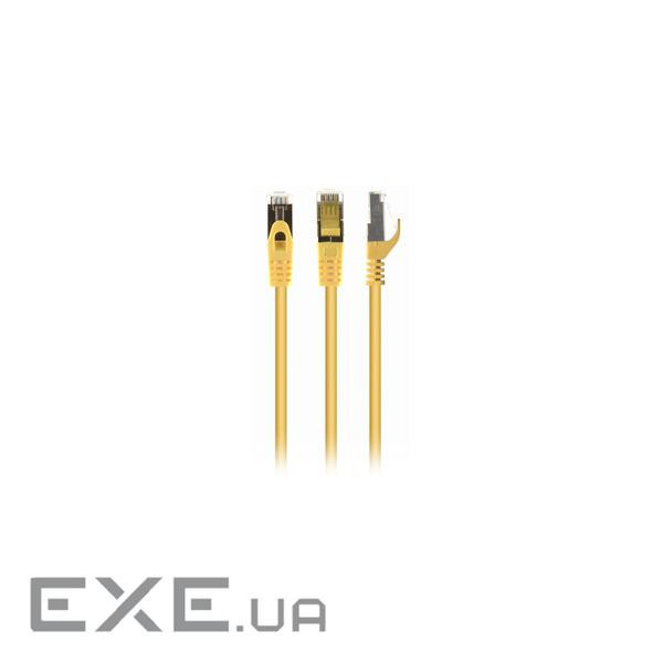 Патч корд PP6A-LSZHCU-Y-5M, S / FTP, литий, 50u "штекер із засувкою, 5.0 м, жовтий