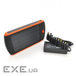 Power bank 23000 mAh Solar, Flashlight, Input:15-20V / 2A, Output:5V / 2,1A(USB), For Lap (RH-23000)