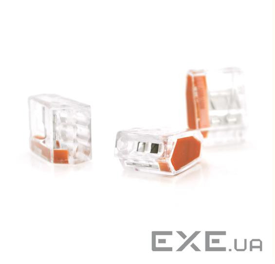 Клема сполучна 3-провідна WAGO К773-253 для розподільних коробок, 3-pin, прозора, у (К773-253 / 50)