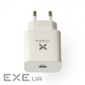 Зарядний пристрій Vinga PD Type-C 20W Charger white (VWCPDC)