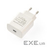 Зарядний пристрій Vinga PD Type-C 20W Charger white (VWCPDC)
