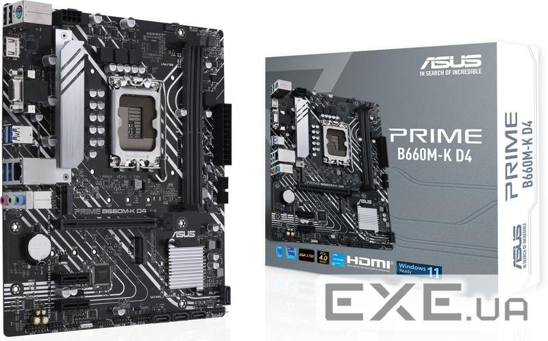 Материнська плата ASUS Prime B660M-K D4