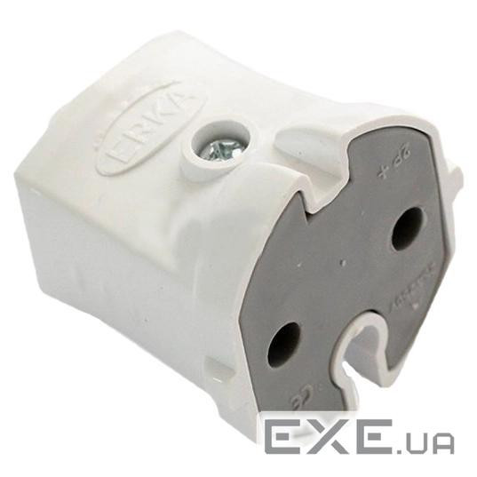Розетка штепсельна, біла ERKA 2001, 10А (ERKA 2001, 10А ) (ERKA 2001, 10А)