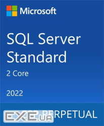 Програмний продукт Microsoft SQL Server 2022 Standard Core - 2 Core License Pack (DG7GMGF0M7XW-0002)