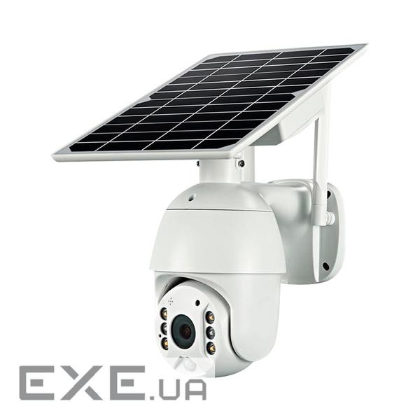 2 Мп Wi-Fi відеокамера купольна Q3-4G 1080P PiPO із сонячною панеллю, куто огляду 120 (об'єктив 3