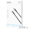 Кабель Proove Silicraft USB to Type-C 3A (1m) black (CCSC15001201)