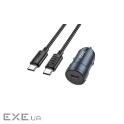 Автомобільний зарядний пристрій HOCO Z57 Glorious single-port PD30W car charger set (6942007633086)