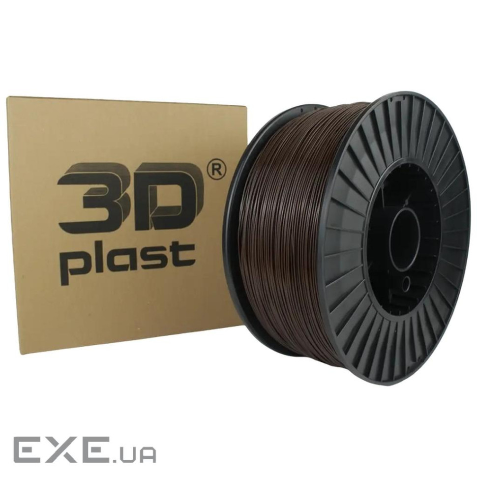 Пластик для 3D-принтера 3Dplast PETG 1.75мм, 3кг, brown (3DPTG1753BROW)
