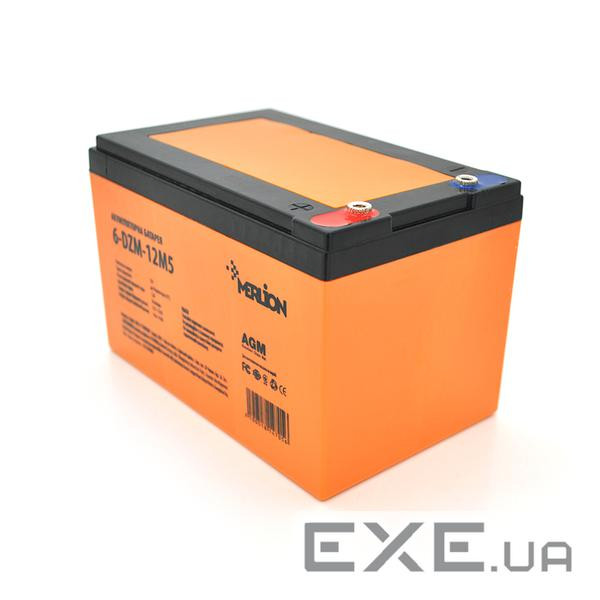 Акумуляторна батарея Merlion 12V 12AH (6-DZM-12 M5/14705) AGM