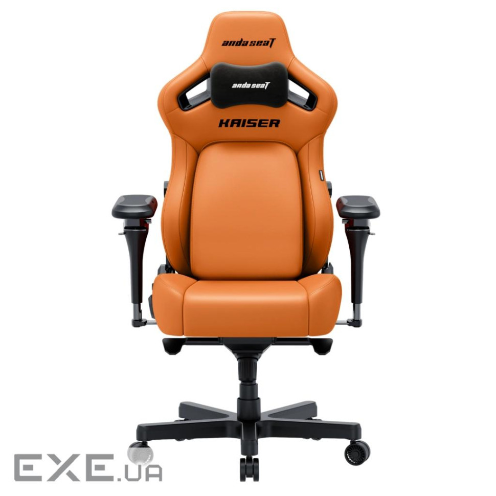 Крісло ігрове Anda Seat Kaiser 4 V2 PVC Size XL Orange (AD12YDDC-XLL-20-O-PV/C-03)