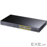 Комутатор Cudy GS1020PS2, 16-Port Gigabit PoE+ Switch with 2 Gigabit SFP ports 200W