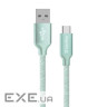 Дата кабель USB 2.0 AM to USB-C 2.0m mint ColorWay (CW-CBUC008-MT)