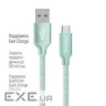 Дата кабель USB 2.0 AM to USB-C 2.0m mint ColorWay (CW-CBUC008-MT)