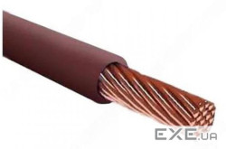 Кабель електричний Мега-Люкс ГОСТ ПВ-3-1.5 ізоляція не підтримує горіння коричнево 100 (130472)