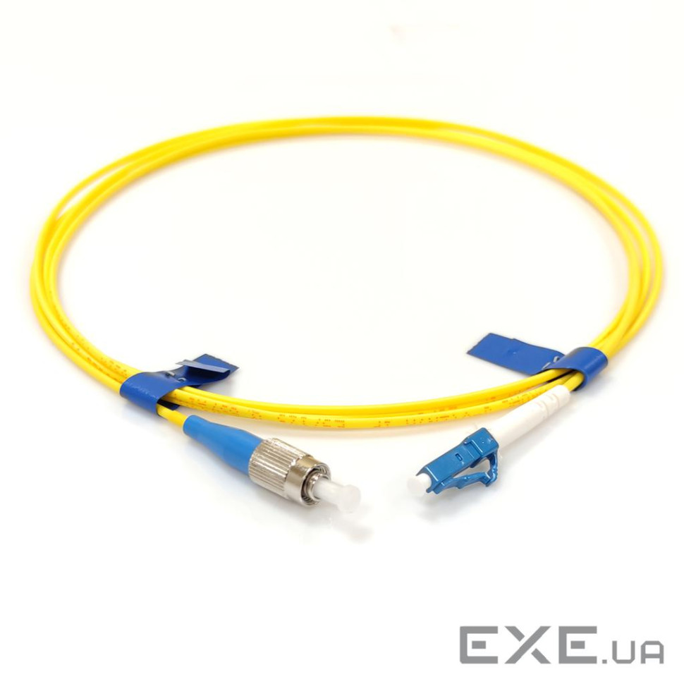 Патчкорд FC/UPC-LC/UPC SM 3м Simplex Slim (UPC-3FCLC(SM)S(ON)S)