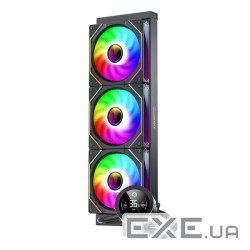 Процесорній кулер 58.8 CFM, 1.89mmH20, Max: 36.9d B(A）, 800-1800RPM ,water (IceBurg 360 Digital BK)