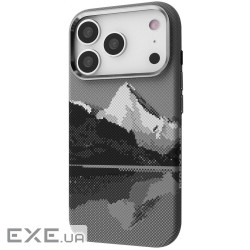 Чехол Gleam Case with Magnetic Ring iPhone 17 Pro silver peak (65182 silver pea (65182  silver peak)