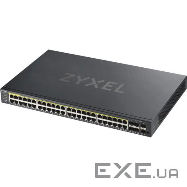 Комутатор мережевий ZyXel GS1920-48HPV2-EU0101F (GS192048HPV2-EU0101F)