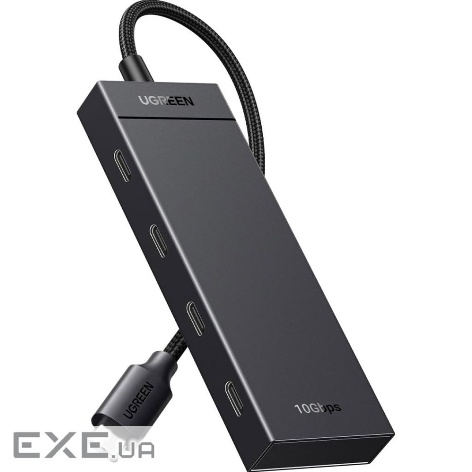 Концентратор Ugreen USB-C to 4xUSB-C 3.2 Gen2 10Gbps CM806 black (35584)