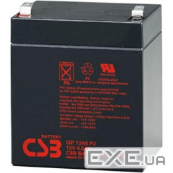 Акумуляторна батарея CSB 12V, 4.5A ( (GP1245/10)