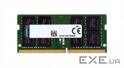 Kingston Memory KVR32S22D8/32BK 32GB 3200MHz DDR4 Non-ECC CL22 SODIMM 2Rx8 Bulk Pack