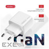 Зарядний пристрій Intaleo 30W GAN USB-C PD+USB-A QC 3.0 white (1283126578274)