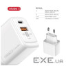 Зарядний пристрій Intaleo 30W GAN USB-C PD+USB-A QC 3.0 white (1283126578274)