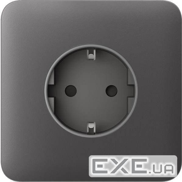 Передня панель для вбудованої розетки Ajax SoloCover for Outlet Basic, grey (000046676) Ajax SoloCover for Outlet Basic,