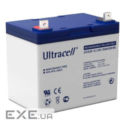 Акумуляторна батарея Ultracell UCG35-12 GEL 12V 35 Ah (195x 130 x 167) White Q1 / 132