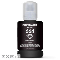 Чорнило Printalist Epson L110/L210/L300 140г Black (PL664B)