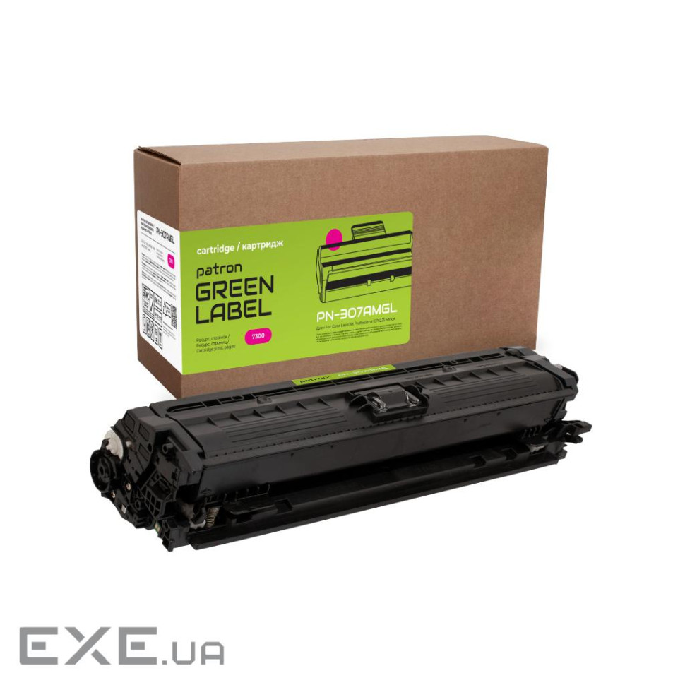 Картридж Patron HP 307A (CE743A) magenta Green Label (PN-307AMGL)