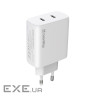 Мережевий зарядний пристрій ColorWay GaN Mini 50W PD Port PPS USB (Type-C PD 30W + (CW-CHS050PD-WT)
