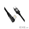 Дата кабель USB-C to Lightning 1.0m 20W 90 corner black Baseus (CAVP000201)