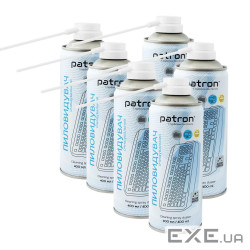 Стиснене повітря для чистки spray duster 400ml*6 Patron (CS-PN-F3-020-5)
