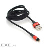 Кабель магнітний PZX V133, Lighting, Output, 3.1A, Black, 1м (V133-L Black)