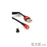 Кабель магнітний PZX V133, Lighting, Output, 3.1A, Black, 1м (V133-L Black)