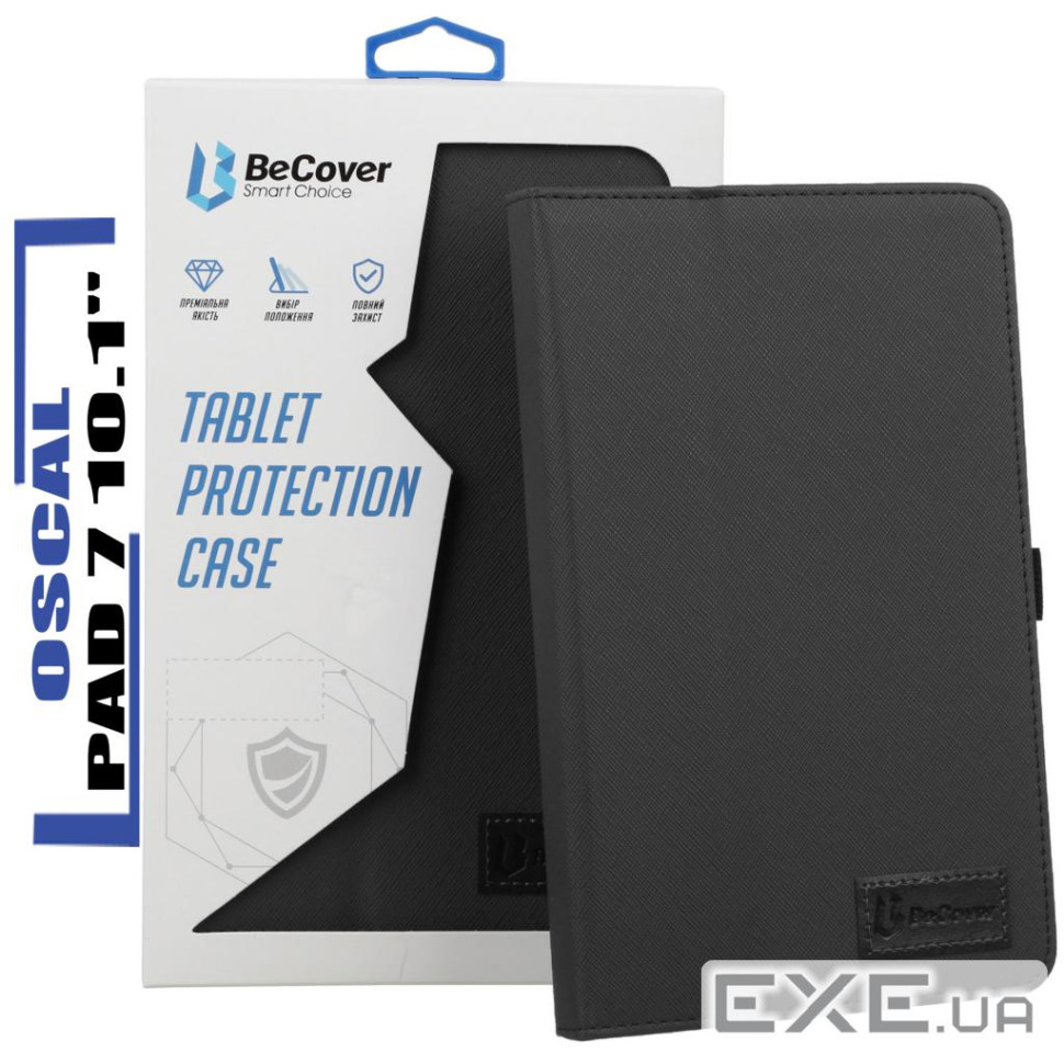 Чохол до планшета BeCover Slimbook Oscal Pad 7 10.1" Black (713010)