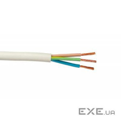 Кабель силовий ЗЗКМ 3х1.5 кв.мм гибкий, 100м (ПВС 3x1,5 ECG / 705800)