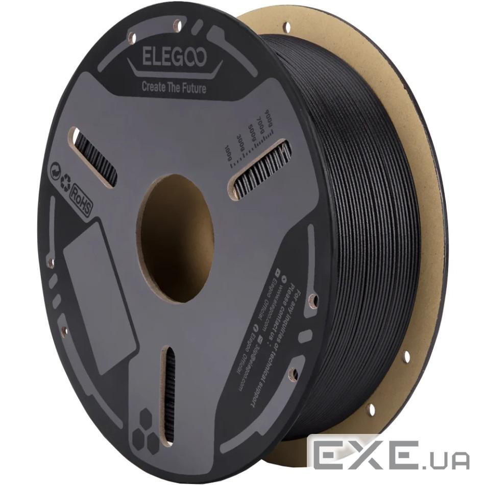 Пластик (Filament) ELEGOO PETG-GF 1кг, 1.75мм, скловолокно, чорний (50.203.0636)