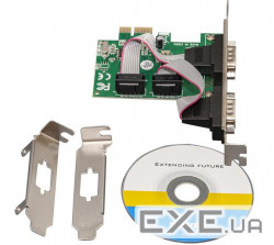 Контролер FRIME PCIe x1 to 2xCOM (ECF-PCIETO2SWCH382.LP)