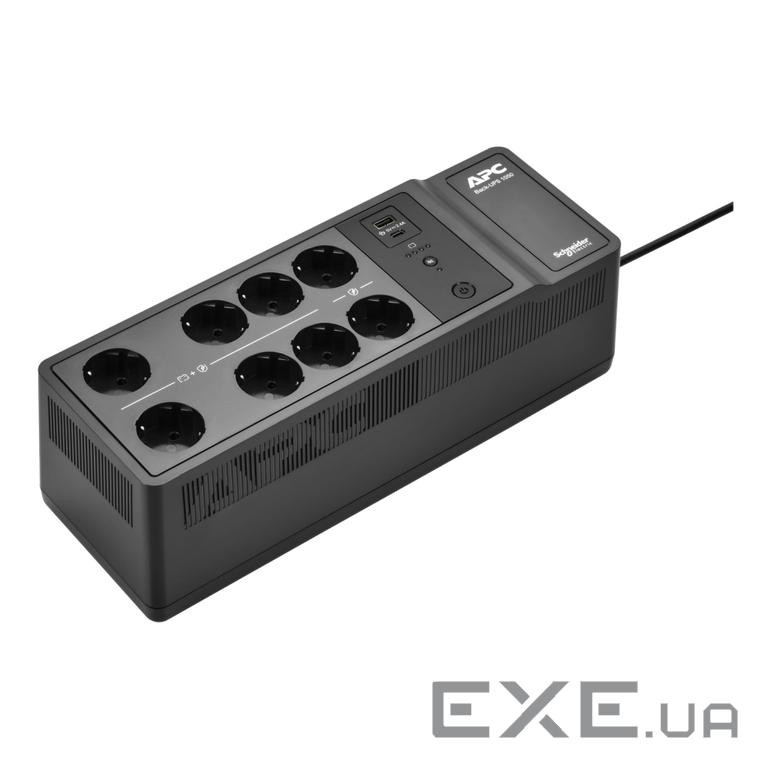 Джерело безперебійного живлення APC Back-UPS 1050VA 8 schuko outlets (BE1050G2-GR) APC Back-UPS 1050VA 8 schuko outlets