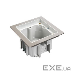 Підлогова коробка люка IP66 1,5xK45 для фальшпідлог, сірий (KGT100RF/72)