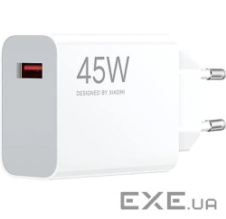 Зарядний пристрій Xiaomi 45W Turbo Charg USB-A (BHR07SLEU)б