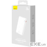 УМБ Baseus Airpow 10000mAh 20W PD,QC, USB-A, Micro-USB,USB-C In/Out White (PPQD090002)