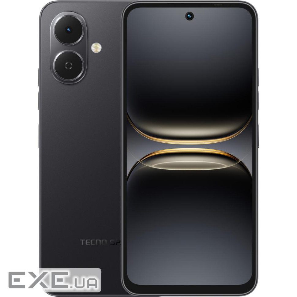 Смартфон TECNO Spark Go 2 (KM4) 6.67" 4/128ГБ, 2SIM, 5000мА•год, Ink Black (4894947089558)