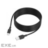 Дата кабель USB 2.0 AM to USB-C 3.0m silicone BX113 black BOROFONE (6941991115554)
