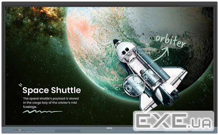 75" 16:9 інтерактивний IPS UHD РК дісплей, 18/7, 450 кд/м2, ОС Андроід 13, 32GB, Prec (9H.F9FTK.DE4)